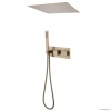 Душевая программа Душевая система скрытого монтажа без излива, термостат, золото матовое