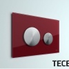 Системы инсталляции TECE Лицевая панель TECEloop, стекло, цвет - рубиновый (Alape)