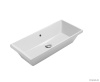 Раковины Встраиваемая на столешницу раковина, размер 75 см, цвет белый