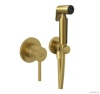 Душевая программа Гигиенический душ со смесителем, "модерн", золото брашированное