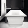 Ванны Gessi Eleganza Ванна отдельностоящая 180х85см, со сливом-переливом, цвет: матовый белый