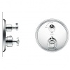 Смесители Смеситель для душа с термостатом и запорно переключающим вентилем,.цвет хром