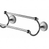 Аксессуары для ванной Полотенцедержатель двойной на 60 см