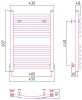 Полотенцесушители Дизайн-радиатор 600х400