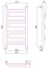Полотенцесушители Дизайн-радиатор 800х400
