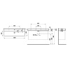 Раковины Laufen VAL Раковина 1200х420х115мм с 2 отв. под смеситель, цвет: белый