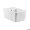 Биде Gessi Rettangolo Биде подвесное с 1 отверстием под смеситель, цвет: белый