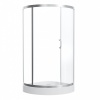 Душевые кабины и ограждения Стекла для душевого уголка, 90x90, профиль матовый хром, стекло прозрачное