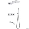 Душевая программа Душевая система скрытого монтажа с изливом, термостат, хром