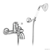 Смесители Смеситель для ванны настенный, с переключателем ванна/душ, с ручным душем на держателе, ручка PETIT M. BLANC