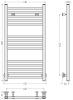 Полотенцесушители Полотенцесушитель 800х400 (Белый)