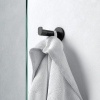 Аксессуары для ванной Крючок для халата | полотенца (чёрный матовый)