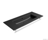 Раковины Раковина подвесная 102*46 см (черный матовый)