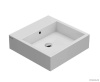Раковины Раковина подвесная или накладная 50х50х14 см, с переливом, с намеченным отверстием под смеситель, с креплением