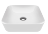 Раковины Раковина накладная 400х400 мм, белый глянцевый