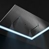 Душевая программа Душевая система 100x75x11 см, с подсветкой LED, цвет: полированная сталь