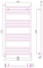 Полотенцесушители Дизайн-радиатор 1200х600