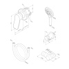Комплектующие Набор: смеситель для душа, душевой набор ( ручной душ 120 мм, 3 режима), шланговое присоединение