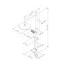 Душевая программа Душевая система, набор: верхний душ d 250 мм, ручной душ 3 функции d 120 мм, переключатель