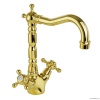 Смесители Смеситель для раковины, золото
