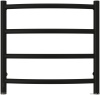 Полотенцесушители Полотенцесушитель электрический 500х500 левый (Матовый чёрный)