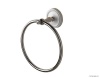 Аксессуары для ванной кольцо полотенцедержатель настенный, держатель цвет хром/белый