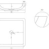 Salini Callista Раковина накладная 380х380, матовая, материал s-stone 1101208SM