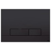 Системы инсталляции Панель механическая двойная NARROW OLIpure, пластик, черный