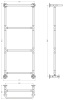 Полотенцесушители 1386 Полотенцесушитель 1260х500 (Матовый белый)