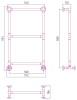 Полотенцесушители 1304 Дизайн-радиатор 860х500