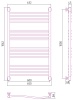 Полотенцесушители Дизайн-радиатор 1000х600