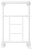 Полотенцесушители 1452 Полотенцесушитель 660х400 (Белый)