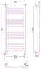 Полотенцесушители Дизайн-радиатор 1000х400