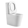 Унитазы Унитаз компакт белый матовый, безободковый