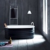 Ванны Ванна отдельностоящая 171х72.6х63.5 см, цвет: темно-серая