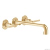 Смесители Смеситель для раковины настенный, цвет золото