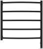 Полотенцесушители Полотенцесушитель электрический 600х600 МЭМ правый (Матовый чёрный)