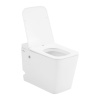 Унитазы Унитаз приставной белый с импульсным смывом