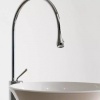 Смесители Gessi Goccia Смеситель для раковины на 1 отверстие, высокий, излив 387мм R=197, цвет: хром