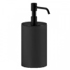 Аксессуары для ванной Дозатор для жидкого мыла настольный черный матовый