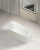 Ванны Ванна из искусственного камня белая матовая 170x75