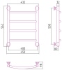Полотенцесушители Дизайн-радиатор 500х400