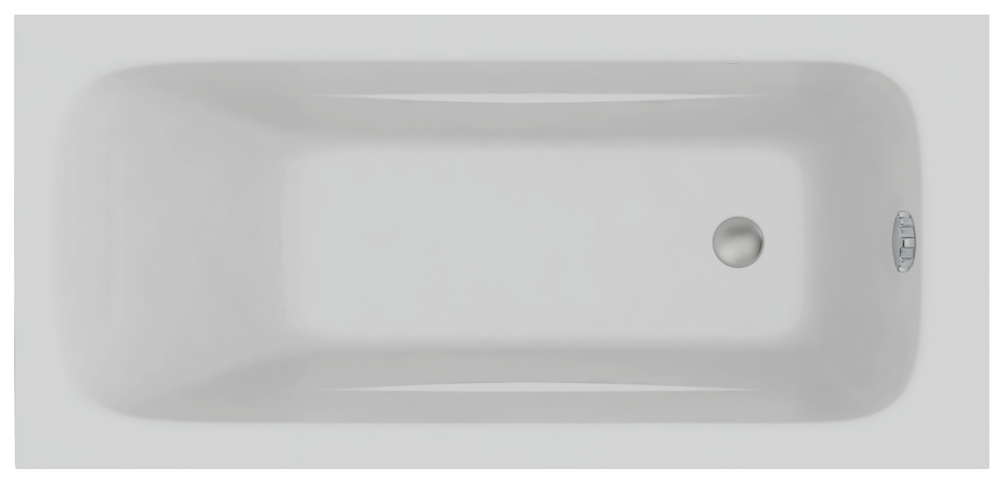 Ванны Акриловая прямоугольная ванна, 180x70 см 