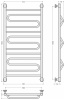 Полотенцесушители Полотенцесушитель 1000х500 (Матовый белый)