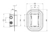 Смесители Корпус термостата для скрытого монтажа