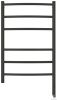 Полотенцесушители Полотенцесушитель электрический 800х500 / Прямой МЭМ правый (Матовый чёрный)